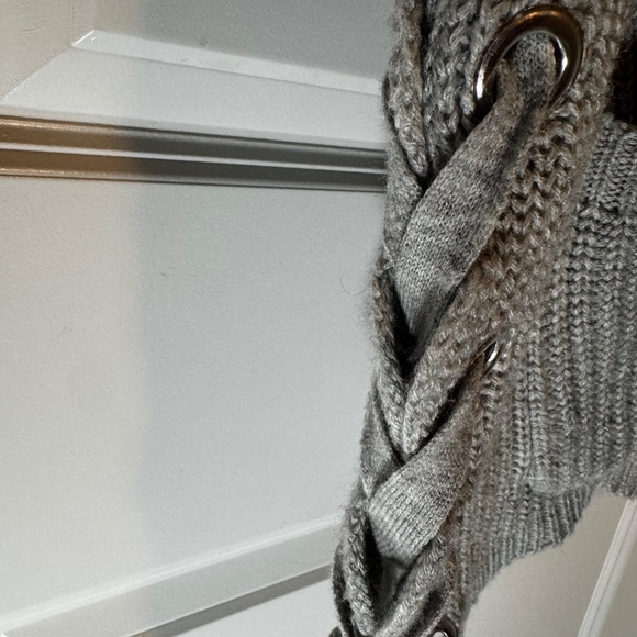 Gray Women's Cardigan One Size - Picture 4 of 5